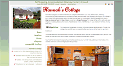 Desktop Screenshot of hannahscottage.kerry-ireland.com